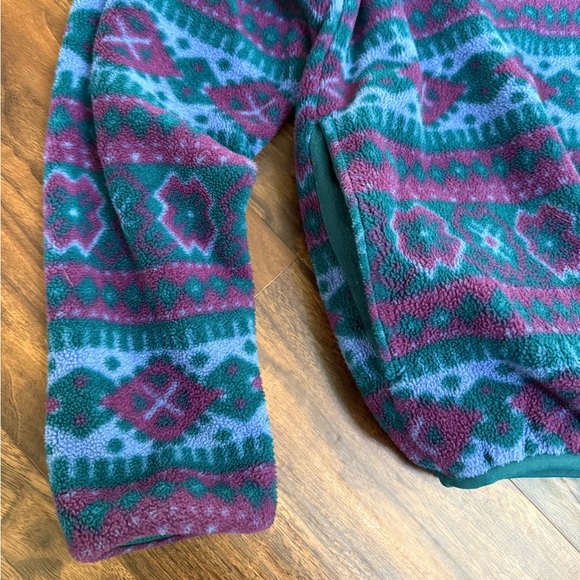 L.L. Bean Multicolor Patterned Fleece - Picture 6 of 6